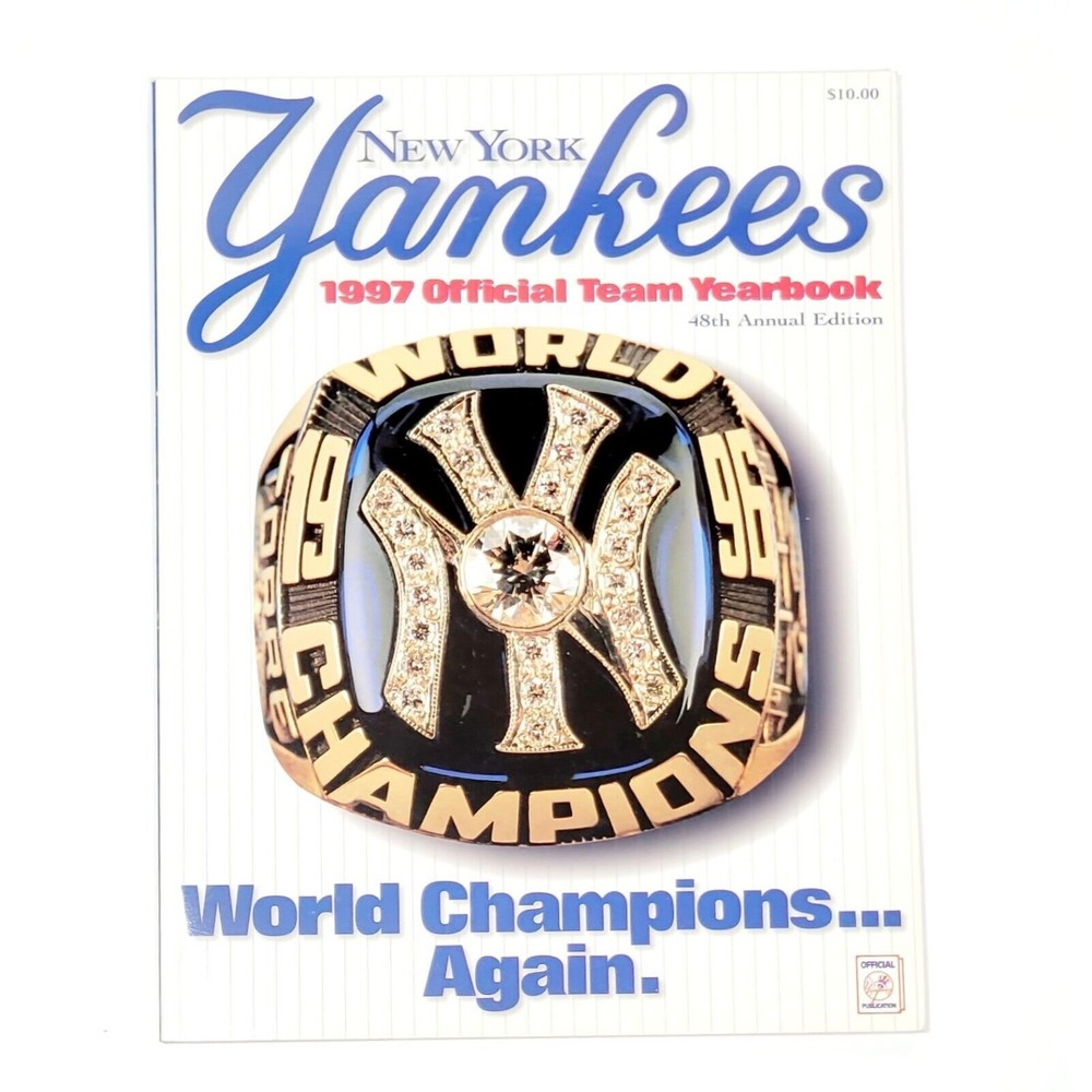 NY Yankees 1997 Official Yearbook 48th Annual  World Champions Again Unread NM!